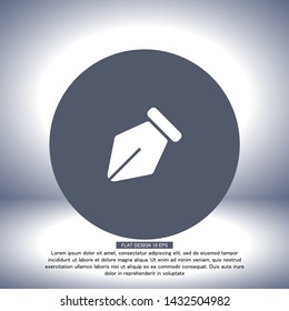 Pencil Icon Vector . Lorem Ipsum Illustration design