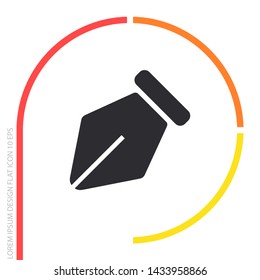 Pencil Icon Vector . Lorem Ipsum Illustration design