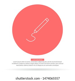 Pencil Icon Vector . Lorem Ipsum Illustration design