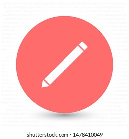 Pencil Icon Vector icon . Lorem Ipsum Illustration design