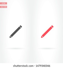 Pencil Icon Vector icon . Lorem Ipsum Illustration design