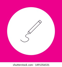 Pencil Icon Vector . Lorem Ipsum Illustration design
