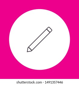 Pencil Icon Vector . Lorem Ipsum Illustration design