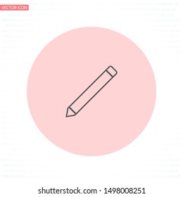 Pencil Icon Vector . Lorem Ipsum Illustration design