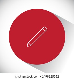 Pencil Icon Vector . Lorem Ipsum Illustration design