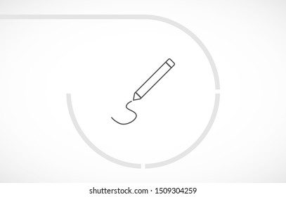 Pencil Icon Vector . Lorem Ipsum Illustration design