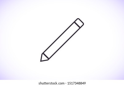 Pencil Icon Vector . Lorem Ipsum Illustration design
