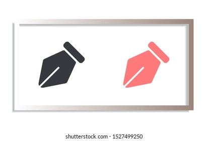 Pencil Icon Vector . Lorem Ipsum Illustration design
