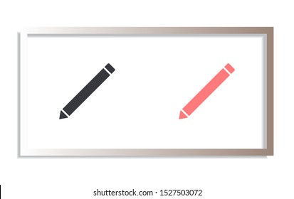 Pencil Icon Vector icon . Lorem Ipsum Illustration design