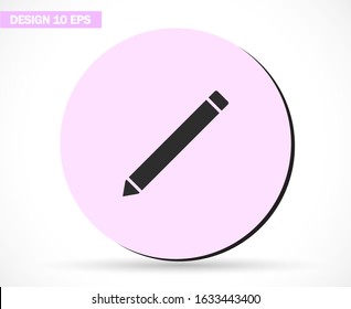Pencil Icon Vector icon . Lorem Ipsum Illustration design