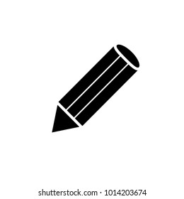 Pencil Icon Vector. Office pencil on white background.