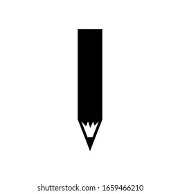 Pencil icon vector on white background eps 10