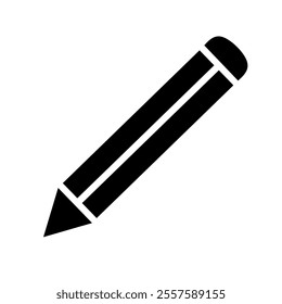pencil icon vector on white background. write icon