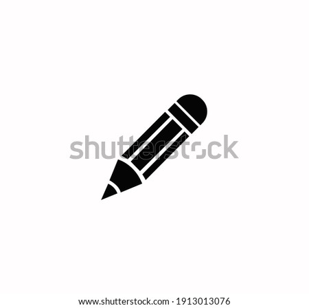 Pencil icon vector on a white background