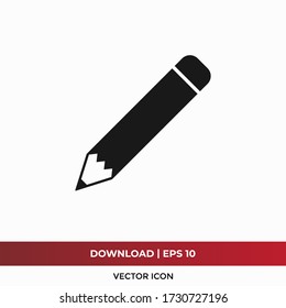 Pencil icon vector. Pen sign