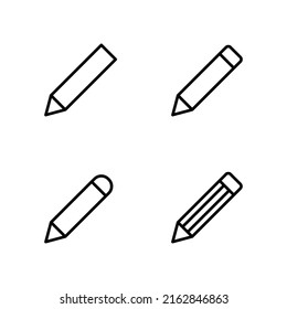 Pencil icon vector. pen sign and symbol. edit icon vector