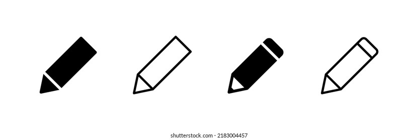Pencil icon vector. pen sign and symbol. edit icon vector