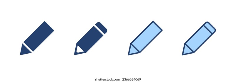 Pencil icon vector. pen sign and symbol. edit icon vector