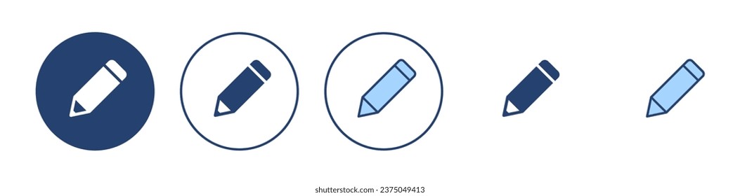 Pencil icon vector. pen sign and symbol. edit icon vector