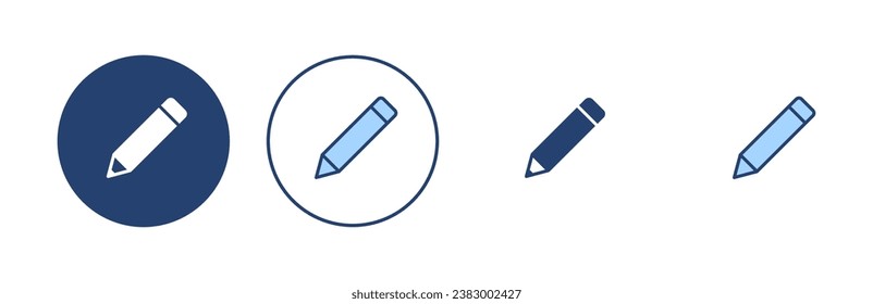 Pencil icon vector. pen sign and symbol. edit icon vector