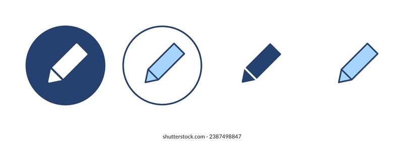 Pencil icon vector. pen sign and symbol. edit icon vector