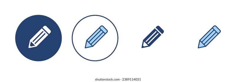Pencil icon vector. pen sign and symbol. edit icon vector