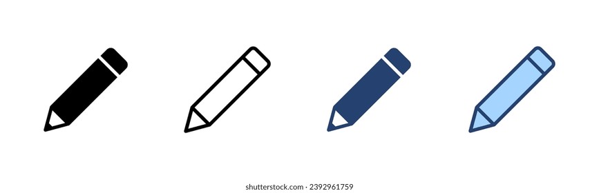 Pencil icon vector. pen sign and symbol. edit icon vector