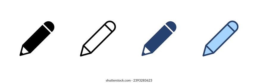 Pencil icon vector. pen sign and symbol. edit icon vector