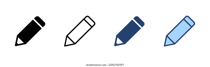Pencil icon vector. pen sign and symbol. edit icon vector