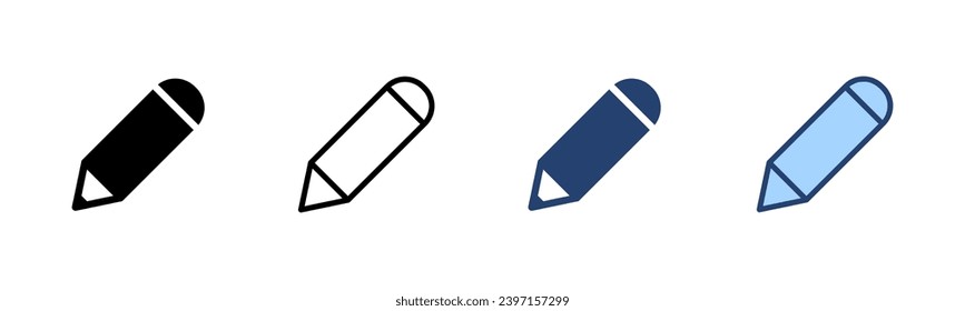 Pencil icon vector. pen sign and symbol. edit icon vector