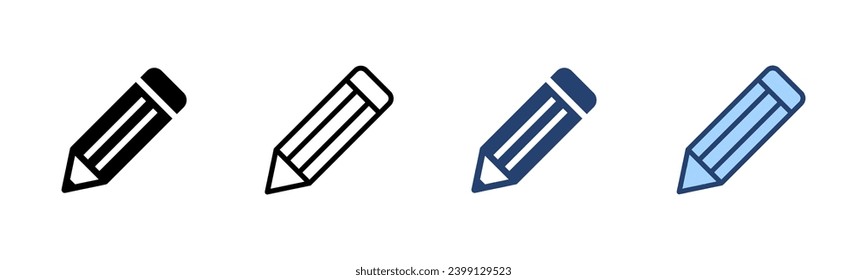 Pencil icon vector. pen sign and symbol. edit icon vector