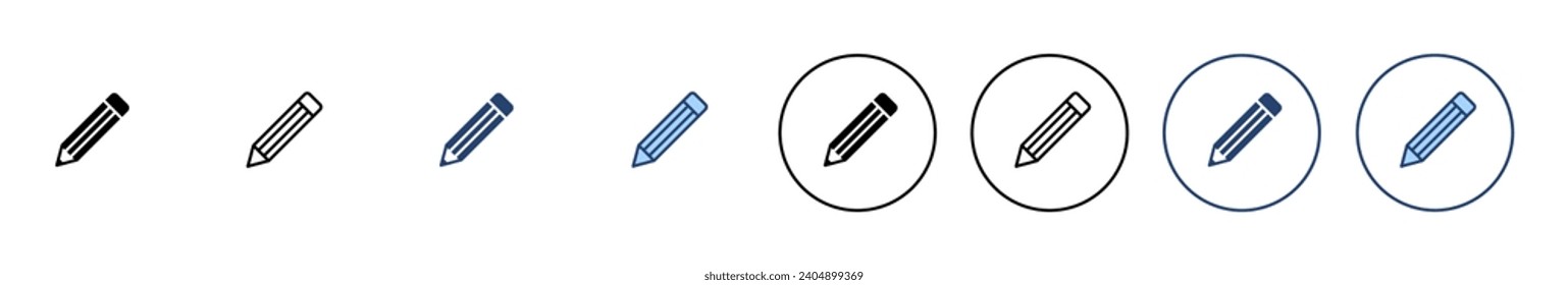 Pencil icon vector. pen sign and symbol. edit icon vector
