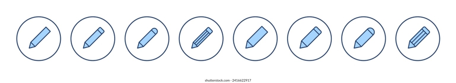 Pencil icon vector. pen sign and symbol. edit icon vector