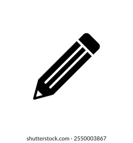 Icono de lápiz Vector. símbolo de lápiz y símbolo. Vector de icono de edición