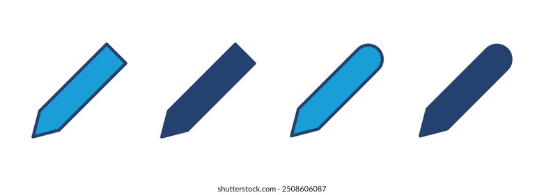 Vector del icono del lápiz. Vector del lápiz
