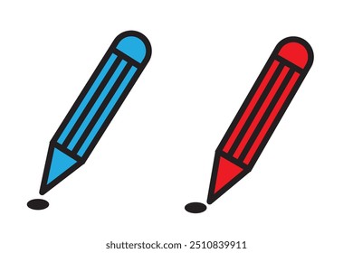 Pencil icon vector. pen symbol. edit icon vector