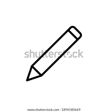 Pencil icon vector. pen symbol. edit icon vector
