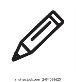 pencil icon in vector shape