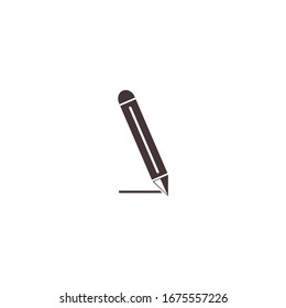 pencil Icon vector sign isolated for graphic and web design. pencil symbol template color editable on white background.