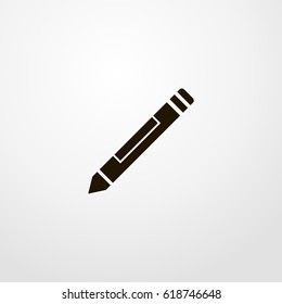 pencil icon. vector sign symbol on white background