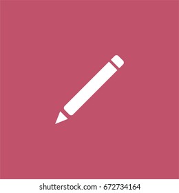 pencil icon. vector sign symbol on white background