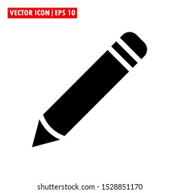 pencil icon vector simple design