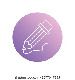 Pencil icon vector stock illustration