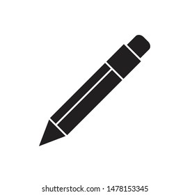 Pencil icon vector style trendy