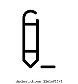 Pencil Icon Vector Symbol Design Illustration