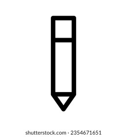 Design-Illustration des Vektorsymbol-Bleistiftbildes
