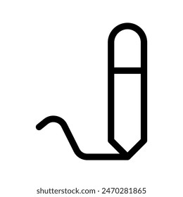 Pencil Icon Vector Symbol Design Illustration