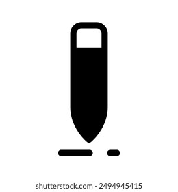 Pencil Icon Vector Symbol Design Illustration