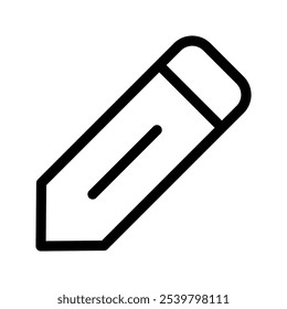 Entwurfsgrafik für das Vektorsymbol "Bleistift"