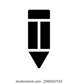 Pencil Icon Vector Symbol Design Illustration